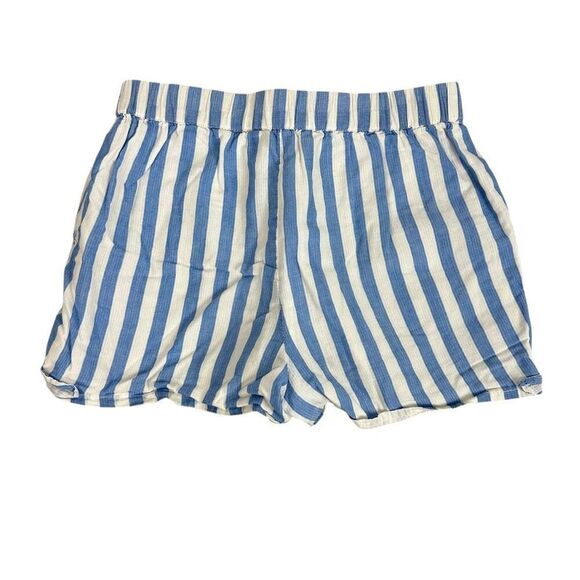 Mini Boden White Blue StripeShorts size 8 Year - Picture 2 of 6